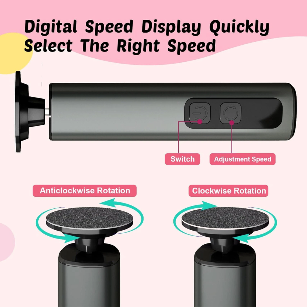 2 in 1 Electric File & Callus Remover